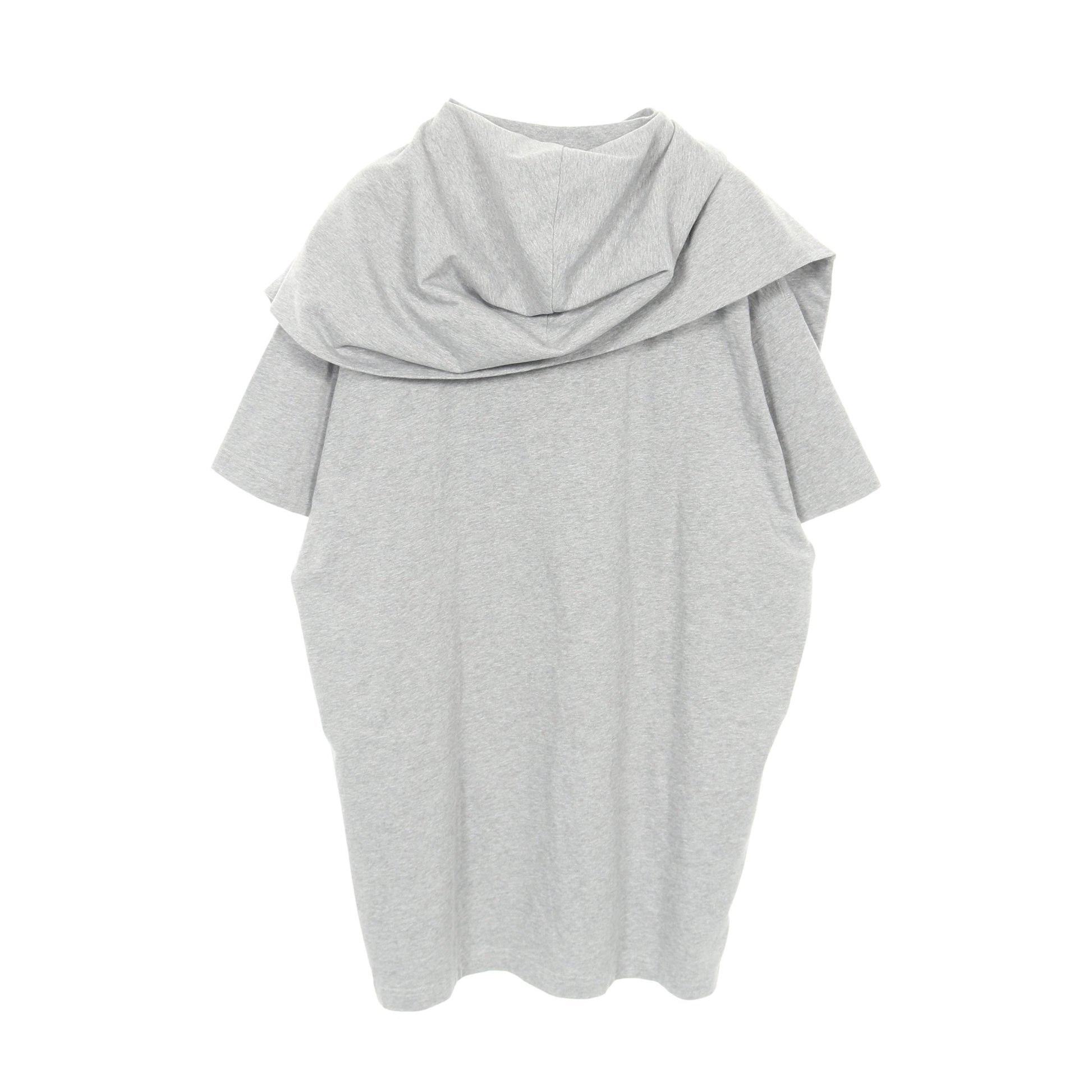 Incognito Hooded Layered T-Shirt 半袖Tシャツ コットン グレー フード付き バレンシアガ トップス BALENCIAGA