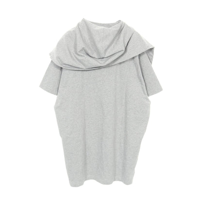 Incognito Hooded Layered T-Shirt 半袖Tシャツ コットン グレー フード付き バレンシアガ トップス BALENCIAGA