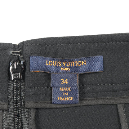 スカート ウール シルク ブラック ルイヴィトン ボトムス LOUIS VUITTON