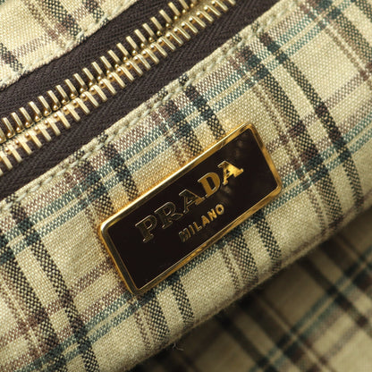 カナパ ハンドバッグ トートバッグ キャンバス カーキグリーン プラダ バッグ PRADA