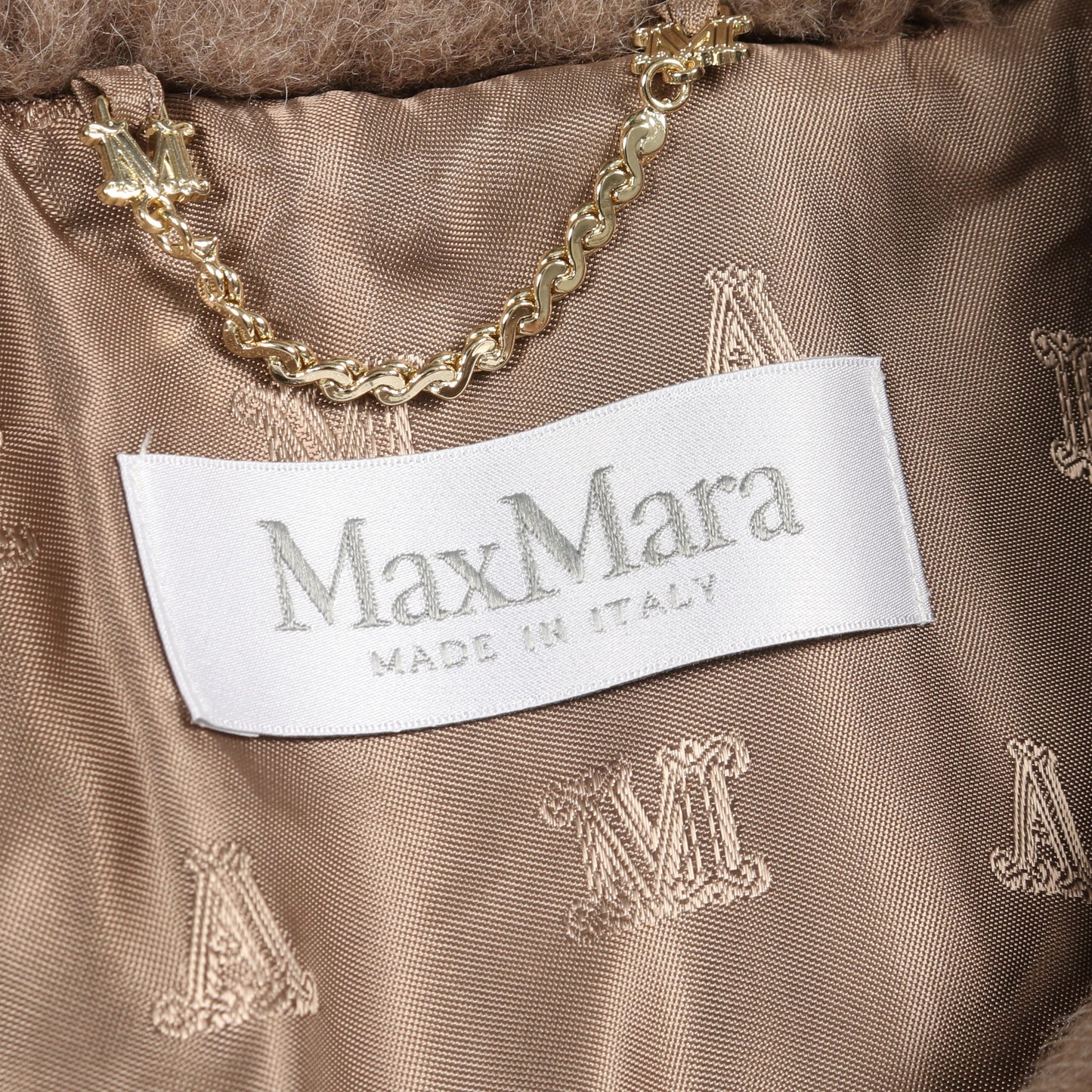 テディベア ケープ ジャケット アルパカ ウール シルク グレーブラウン マックスマーラ アウター Max Mara