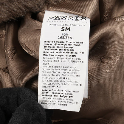 テディベア ケープ ジャケット アルパカ ウール シルク グレーブラウン マックスマーラ アウター Max Mara