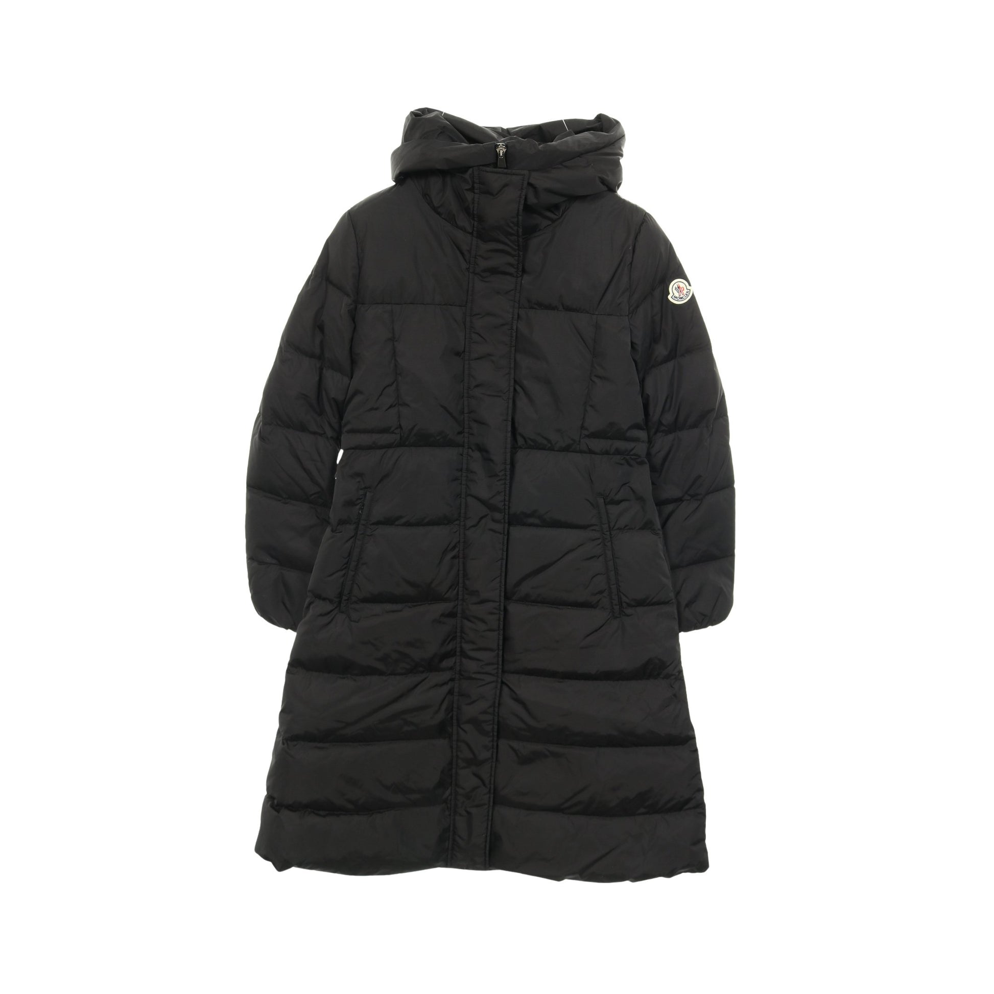 CHONDRILLE ダウンコート ナイロン ブラック フード付き モンクレール アウター MONCLER