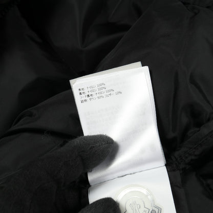 CHONDRILLE ダウンコート ナイロン ブラック フード付き モンクレール アウター MONCLER