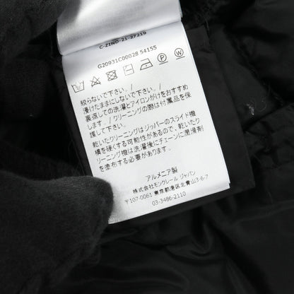 CHONDRILLE ダウンコート ナイロン ブラック フード付き モンクレール アウター MONCLER