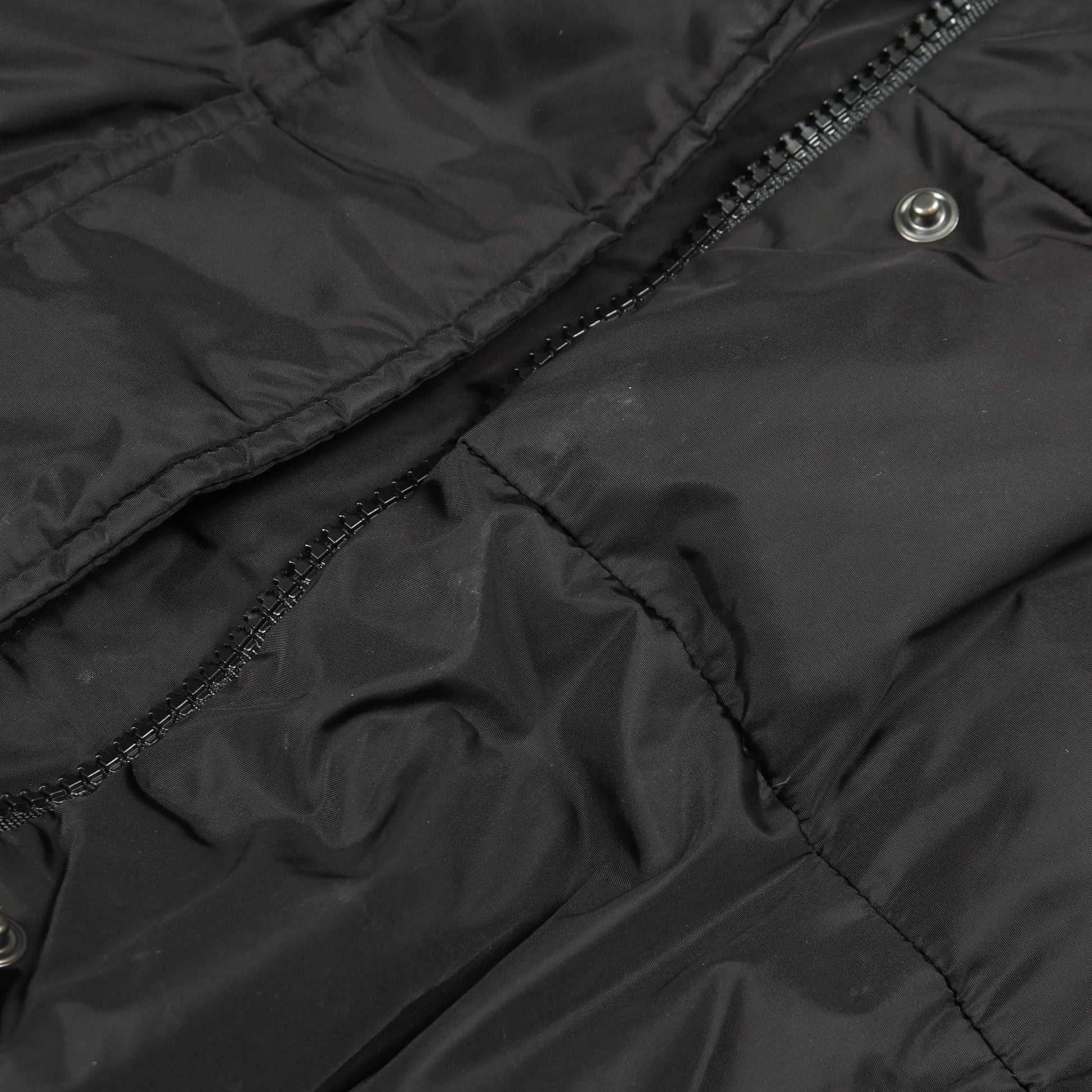 CHONDRILLE ダウンコート ナイロン ブラック フード付き モンクレール アウター MONCLER
