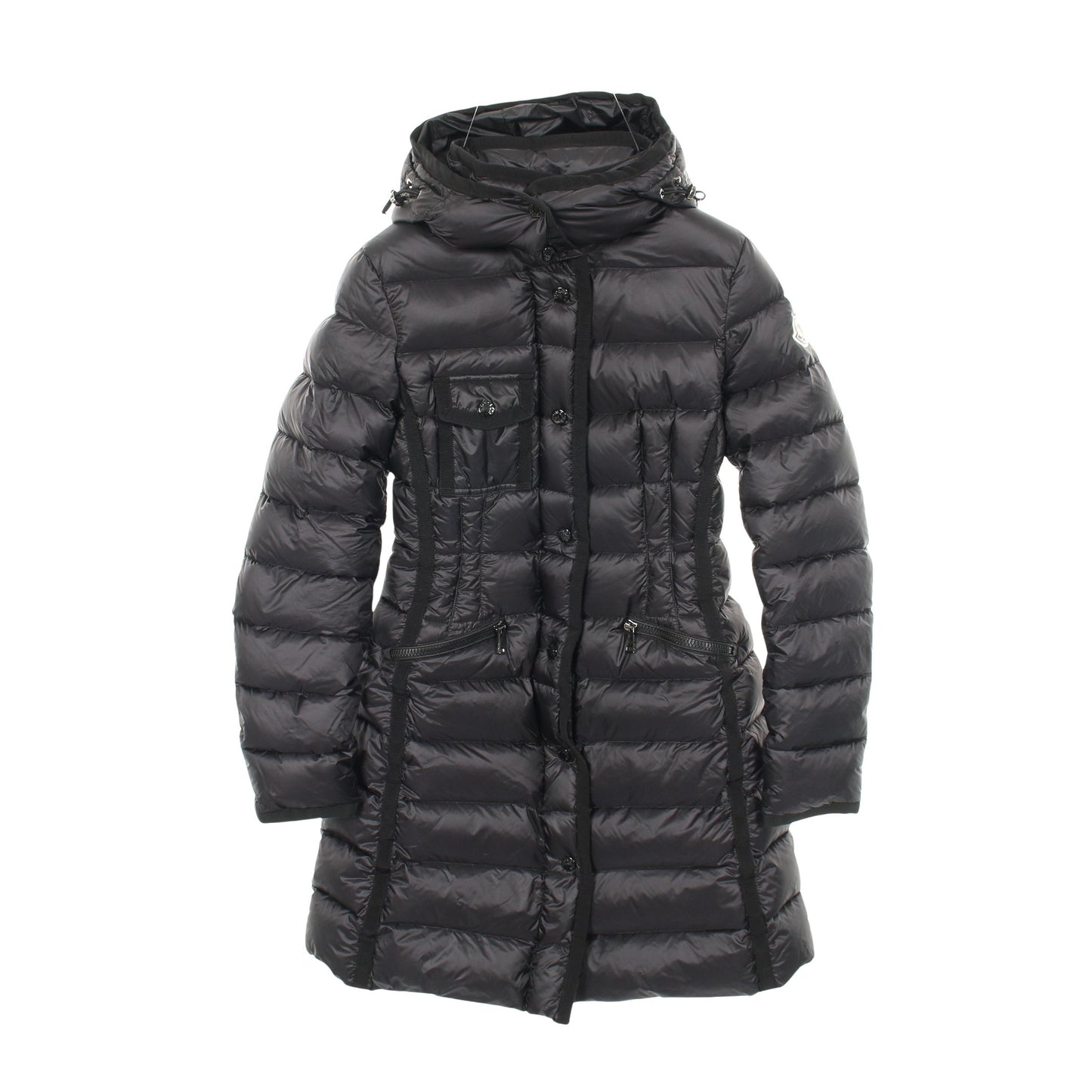 HERMINE エルミンヌ ダウンコート ナイロン ブラック モンクレール アウター MONCLER
