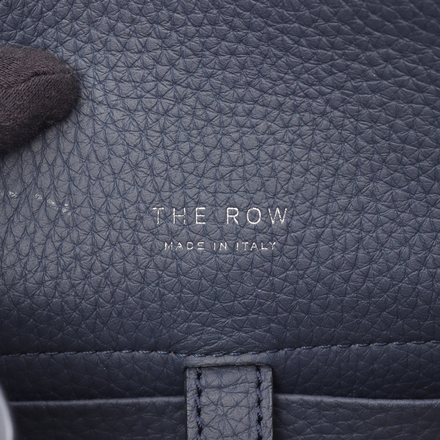 ソフトマルゴー10 2WAY ハンドバッグ レザー ネイビー ザロウ バッグ THE ROW