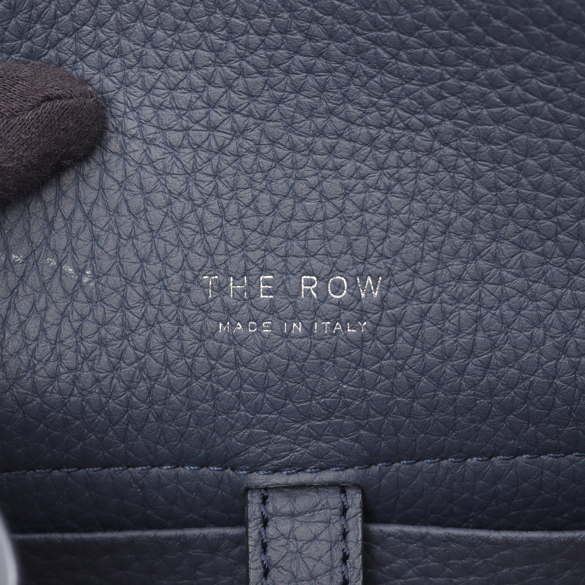 ソフトマルゴー10 2WAY ハンドバッグ レザー ネイビー ザロウ バッグ THE ROW