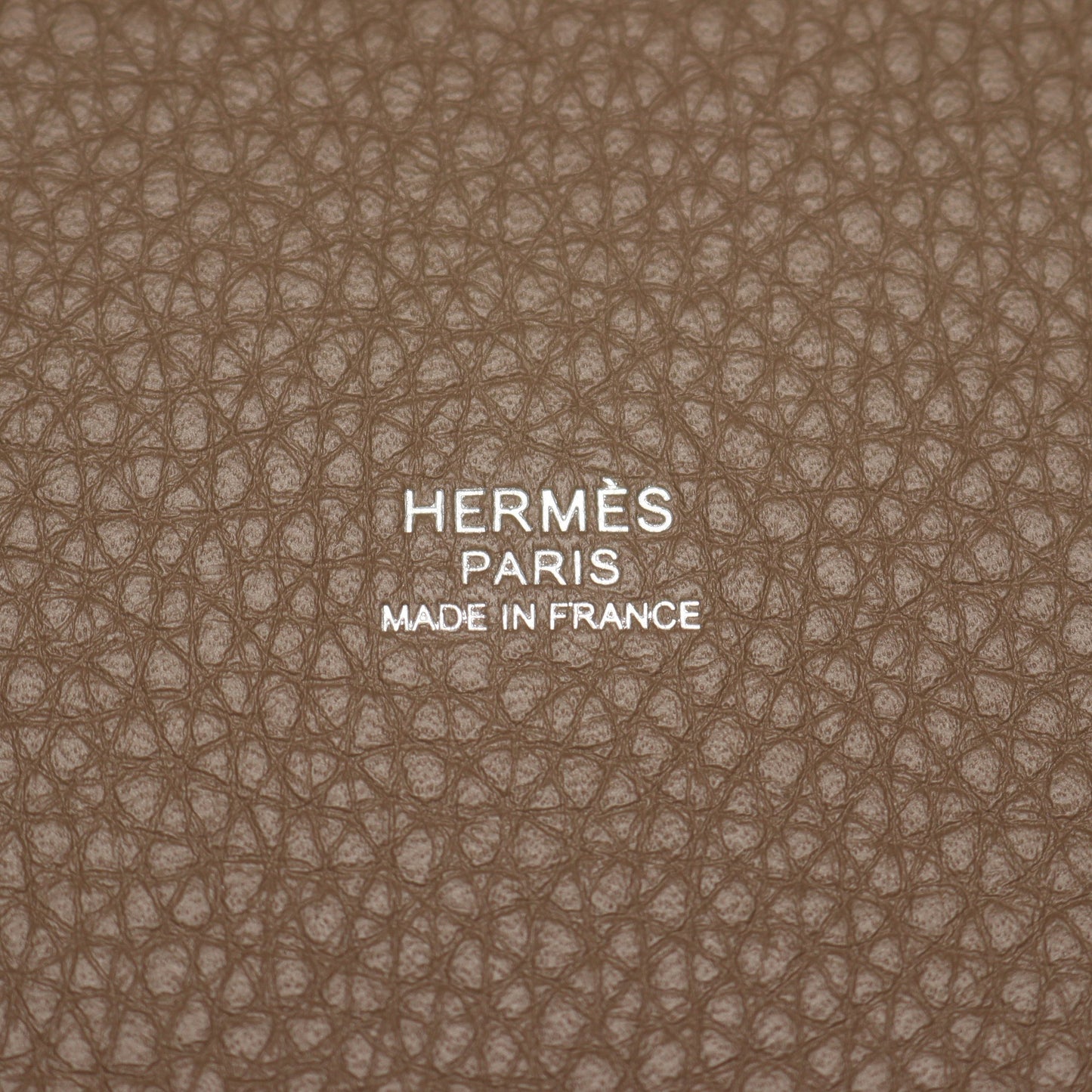ピコタンロックPM エトゥープ ハンドバッグ トリヨンクレマンス グレーブラウン シルバー金具 K刻印 エルメス バッグ HERMES