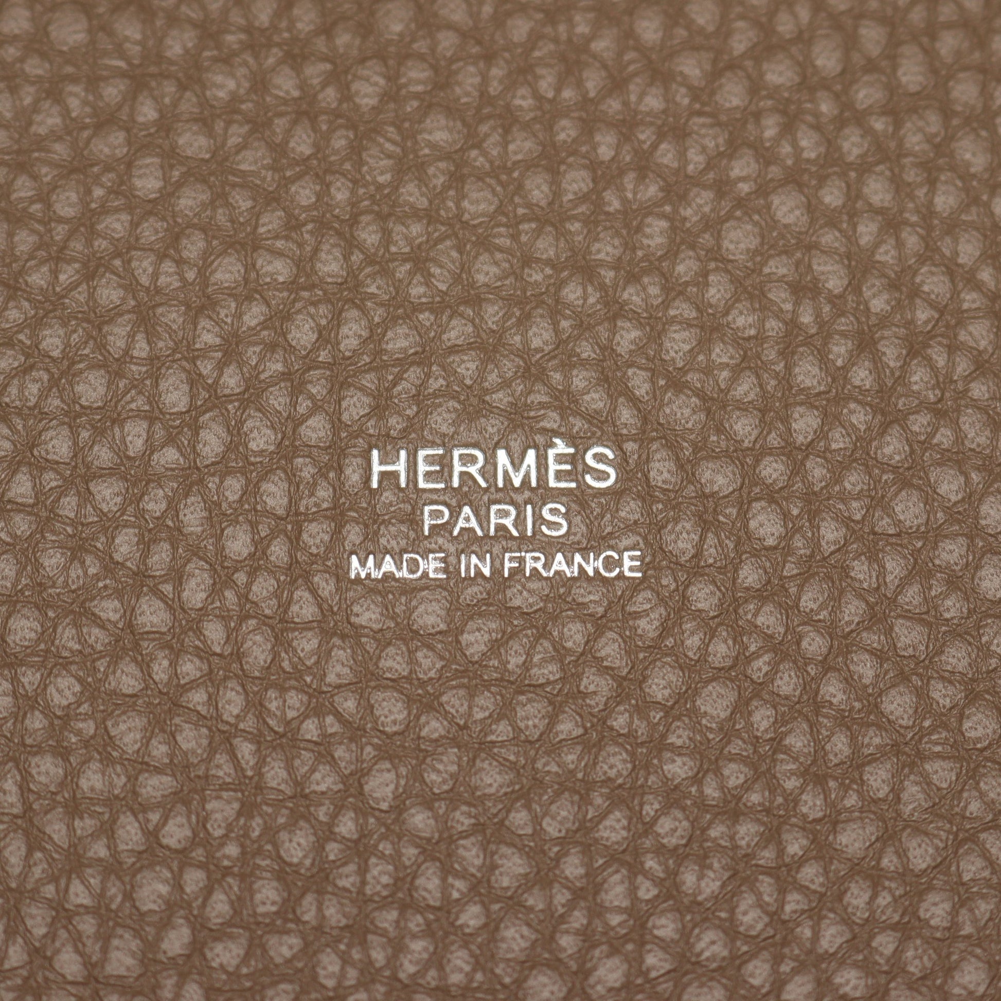 ピコタンロックPM エトゥープ ハンドバッグ トリヨンクレマンス グレーブラウン シルバー金具 K刻印 エルメス バッグ HERMES