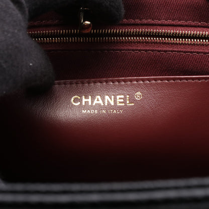 ビジネスアフィニティ マトラッセ チェーンショルダーバッグ キャビアスキン ブラック ゴールド金具 2WAY シャネル バッグ CHANEL