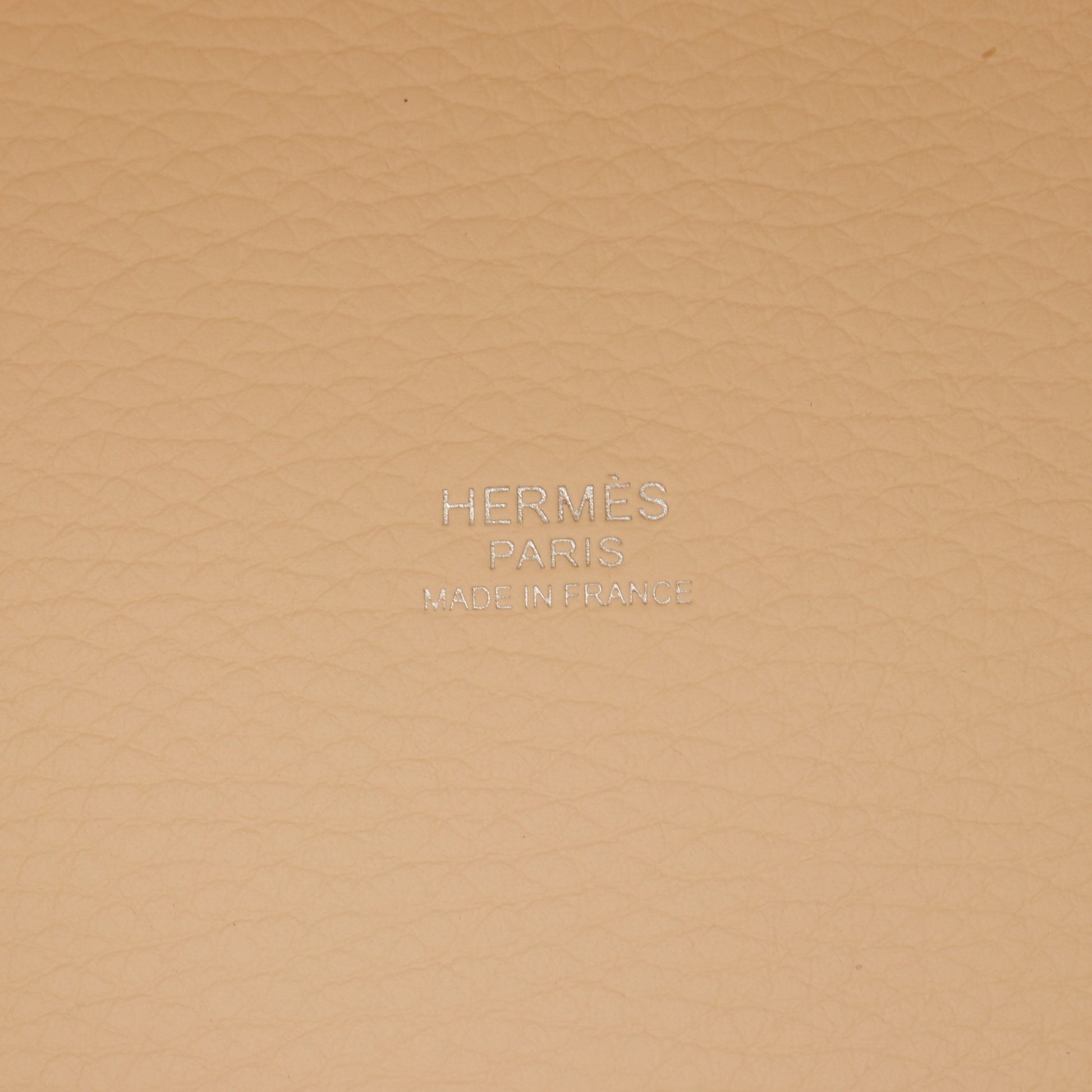 ピコタンロックPM ナタ ハンドバッグ トリヨンクレマンス アイボリー シルバー金具 K刻印 エルメス バッグ HERMES