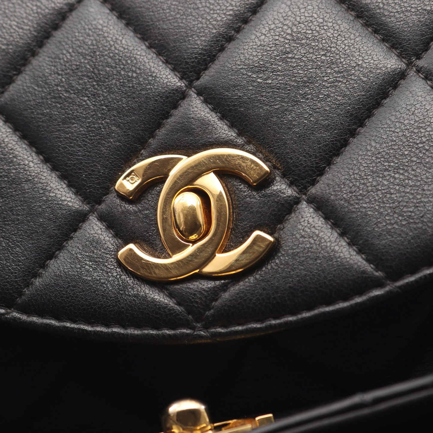 マトラッセ バックパック リュックサック ラムスキン ブラック ゴールド金具 シャネル バッグ CHANEL