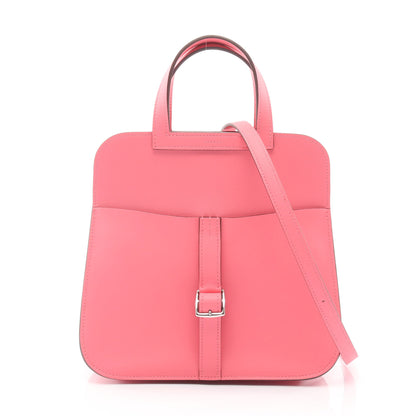 アルザン ミニ ローズアザレ ハンドバッグ ヴォースイフト ピンク シルバー金具 2WAY K刻印 エルメス バッグ HERMES