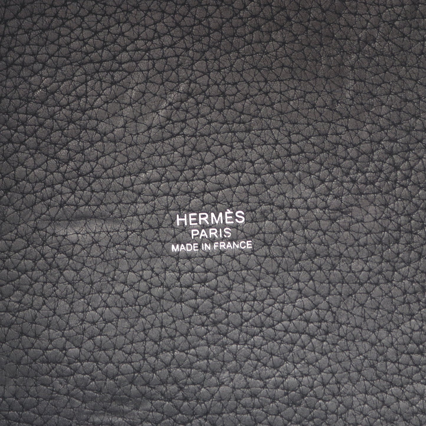 ピコタンロックMM ハンドバッグ トリヨンクレマンス ブラック シルバー金具 C刻印 エルメス バッグ HERMES