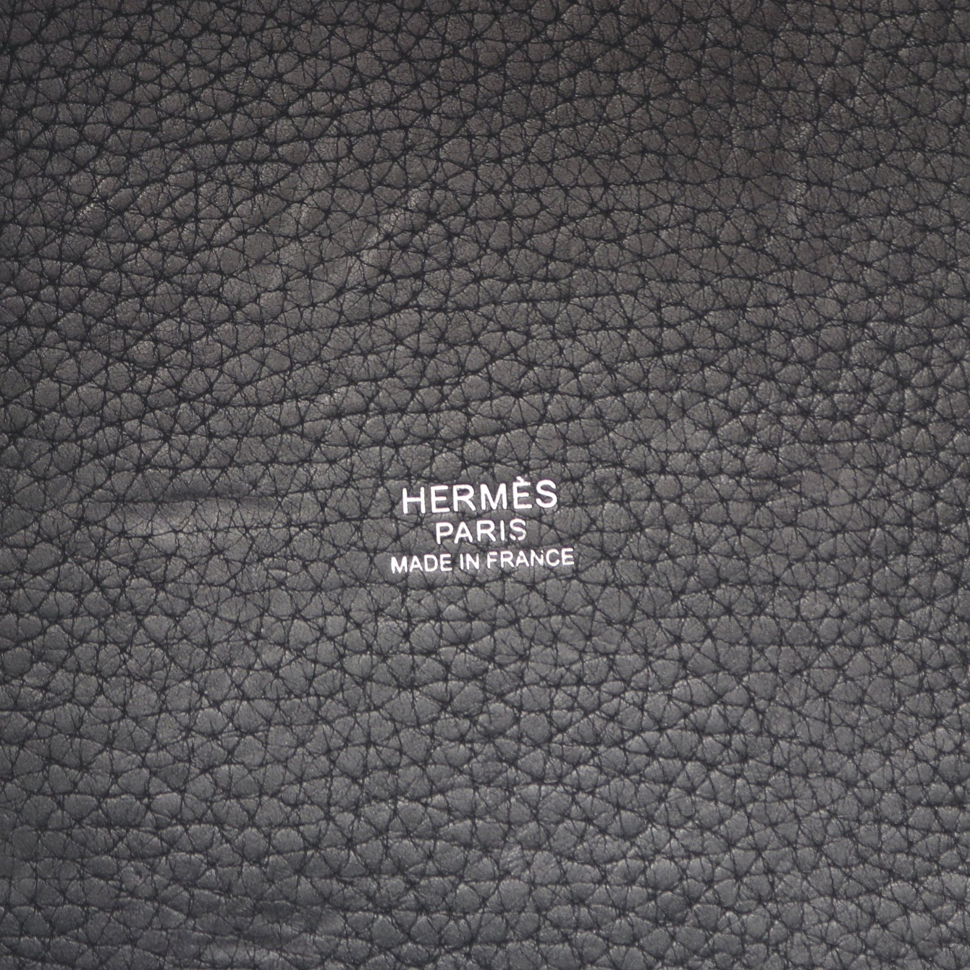 ピコタンロックMM ハンドバッグ トリヨンクレマンス ブラック シルバー金具 C刻印 エルメス バッグ HERMES