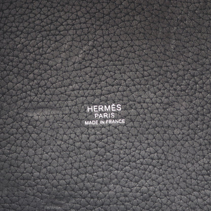 ピコタンロックMM ハンドバッグ トリヨンクレマンス ブラック シルバー金具 C刻印 エルメス バッグ HERMES