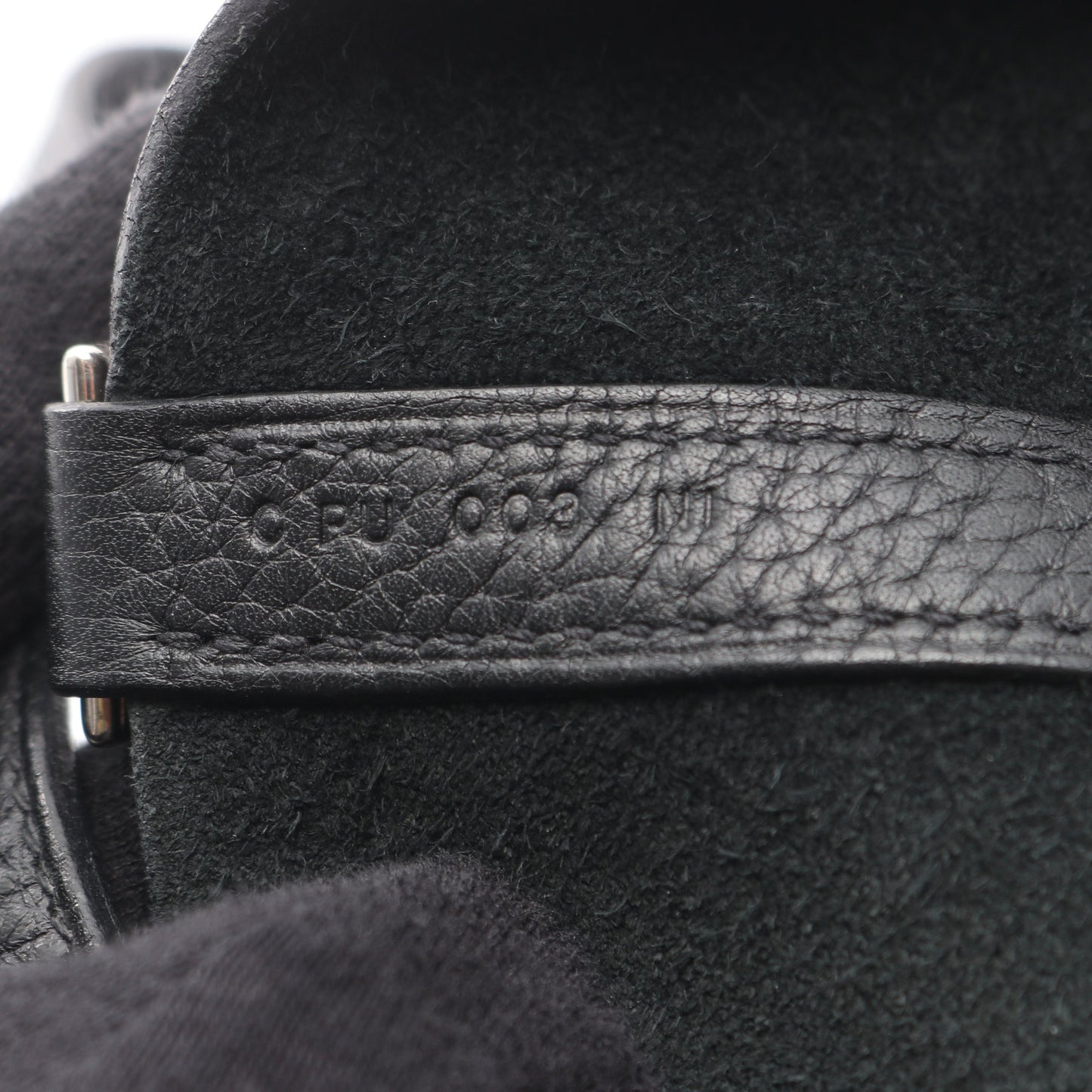ピコタンロックMM ハンドバッグ トリヨンクレマンス ブラック シルバー金具 C刻印 エルメス バッグ HERMES