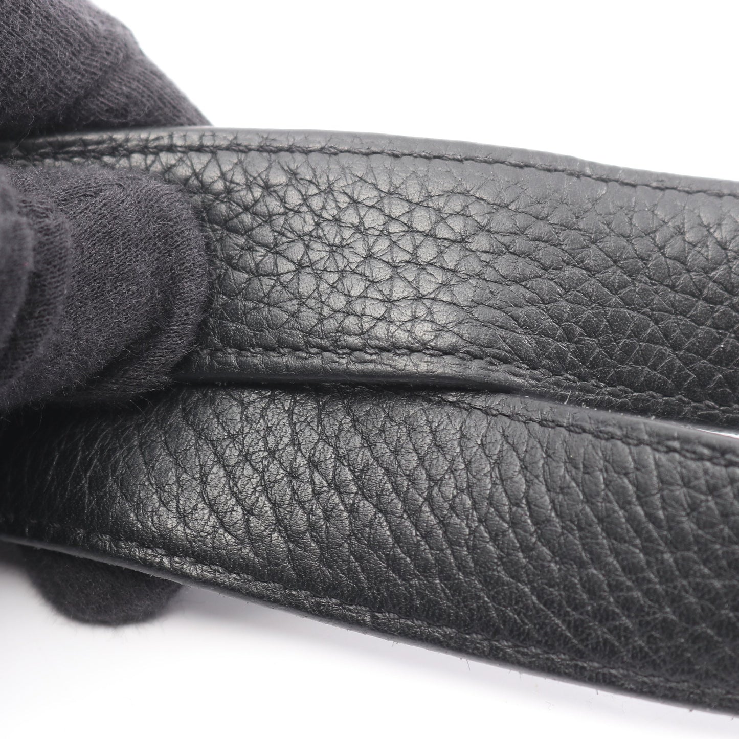 ピコタンロックMM ハンドバッグ トリヨンクレマンス ブラック シルバー金具 C刻印 エルメス バッグ HERMES