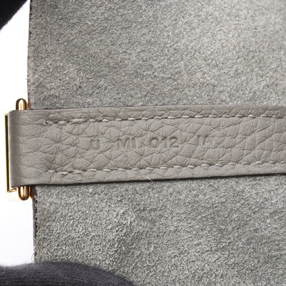 ピコタンロックMM グリメイヤー ハンドバッグ トリヨンクレマンス グレー ゴールド金具 U刻印 エルメス バッグ HERMES