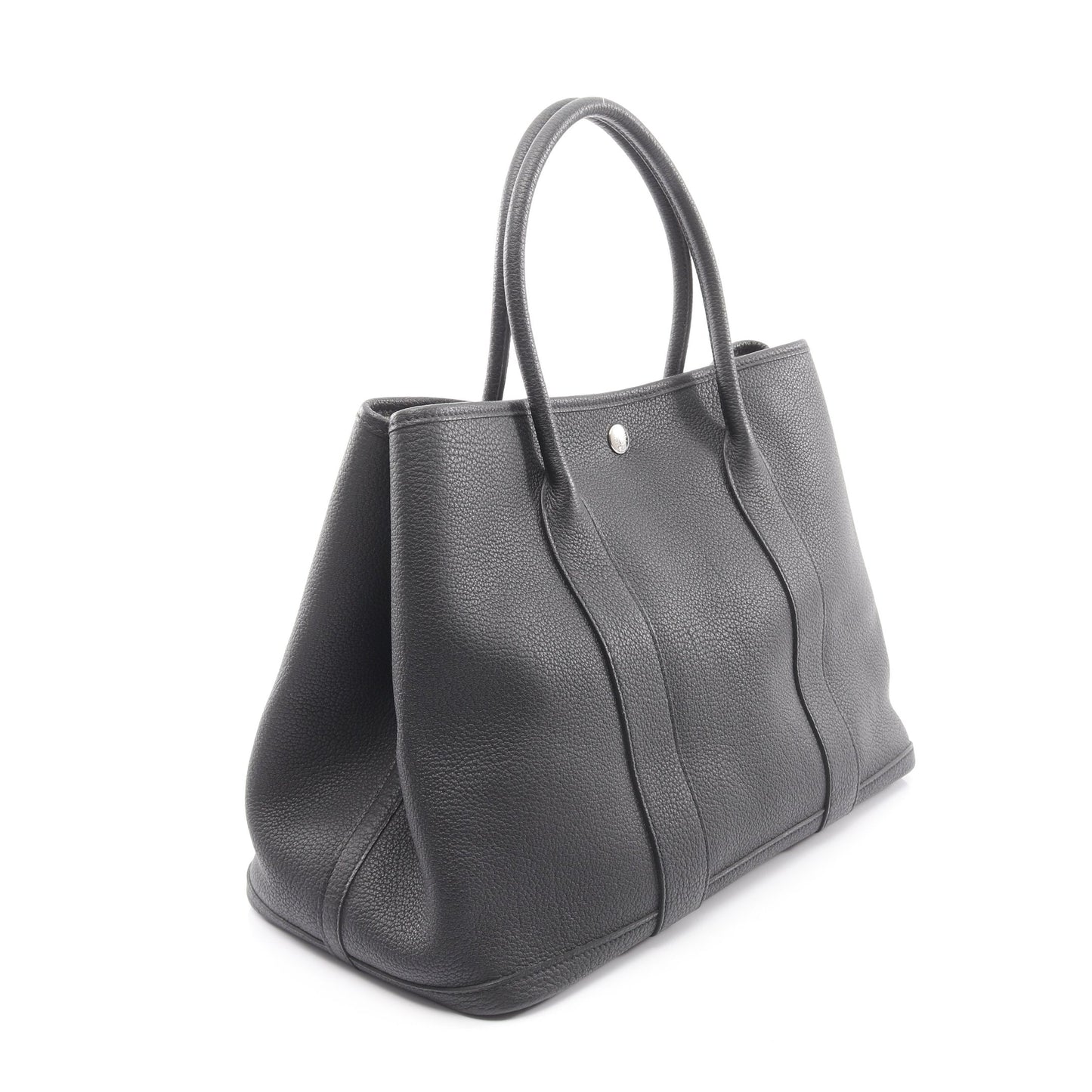 ガーデンパーティPM ハンドバッグ トートバッグ ネゴンダ ブラック シルバー金具 Y刻印 エルメス バッグ HERMES