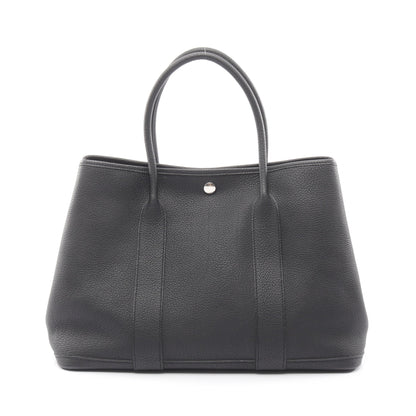 ガーデンパーティPM ハンドバッグ トートバッグ ネゴンダ ブラック シルバー金具 Y刻印 エルメス バッグ HERMES
