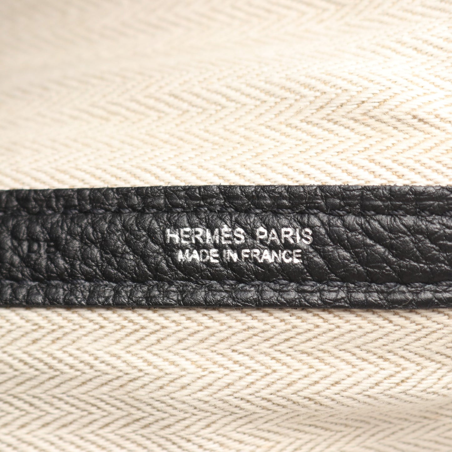 ガーデンパーティPM ハンドバッグ トートバッグ ネゴンダ ブラック シルバー金具 Y刻印 エルメス バッグ HERMES