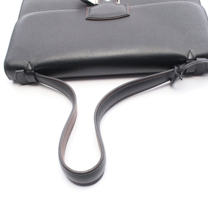 イリコエラン32 ワンショルダーバッグ ヴォーエプソン ブラック シルバー金具 □O刻印 エルメス バッグ HERMES