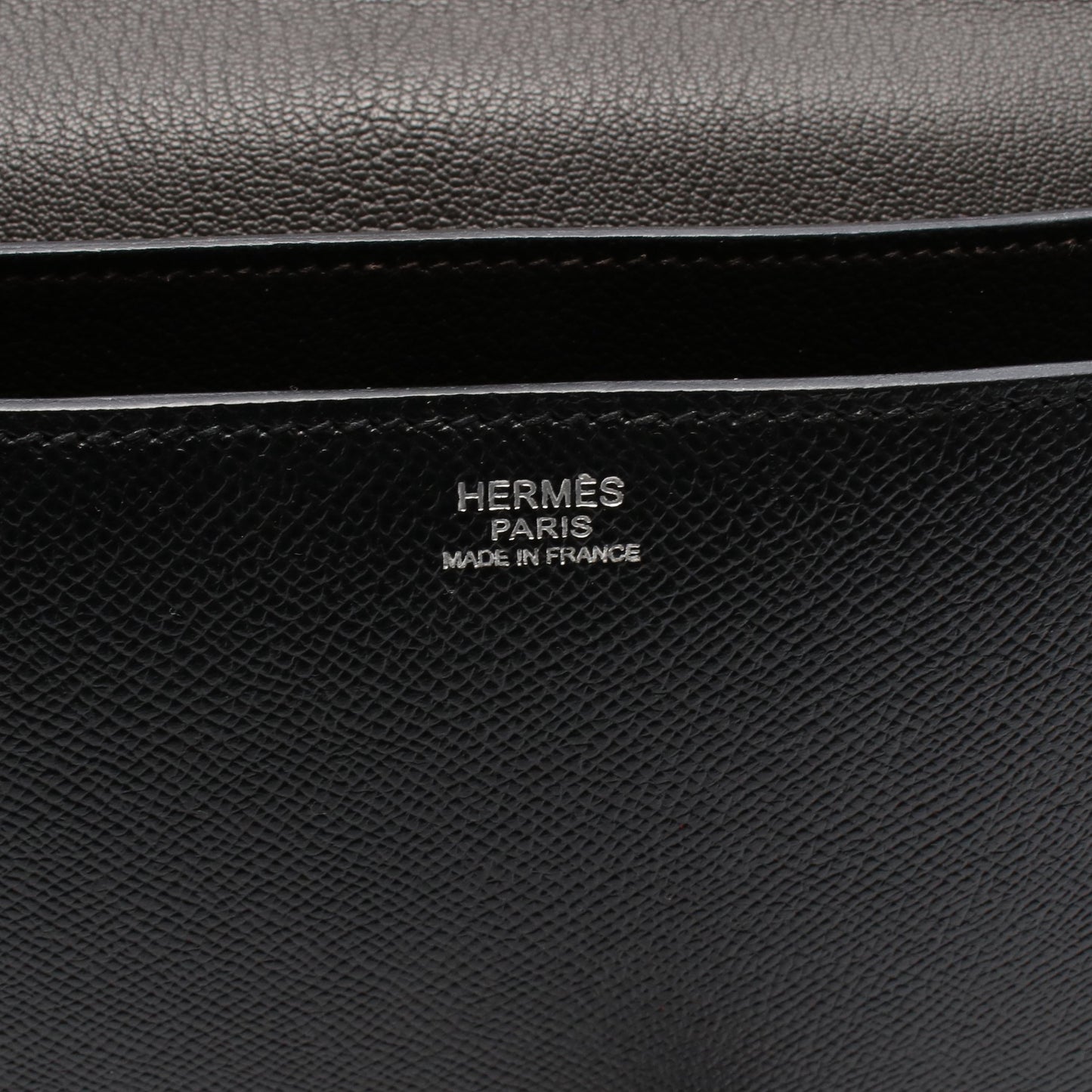 イリコエラン32 ワンショルダーバッグ ヴォーエプソン ブラック シルバー金具 □O刻印 エルメス バッグ HERMES