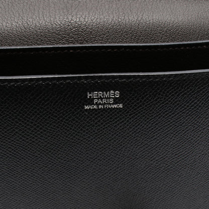 イリコエラン32 ワンショルダーバッグ ヴォーエプソン ブラック シルバー金具 □O刻印 エルメス バッグ HERMES