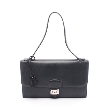 イリコエラン32 ワンショルダーバッグ ヴォーエプソン ブラック シルバー金具 □O刻印 エルメス バッグ HERMES