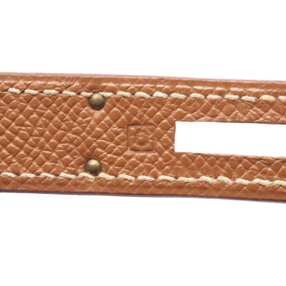 ケリー32 ゴールド ハンドバッグ クシュベル ブラウン ゴールド金具 2WAY □C刻印 エルメス バッグ HERMES