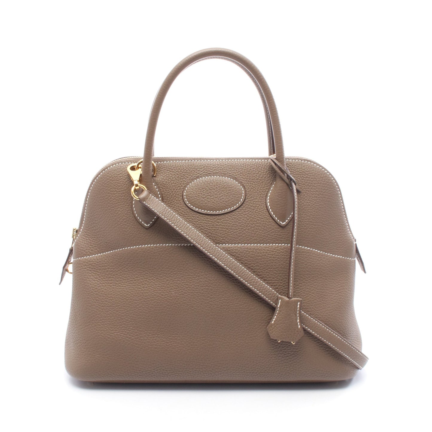 ボリード31 ハンドバッグ トリヨンクレマンス グレーブラウン ゴールド金具 2WAY D刻印 エルメス バッグ HERMES