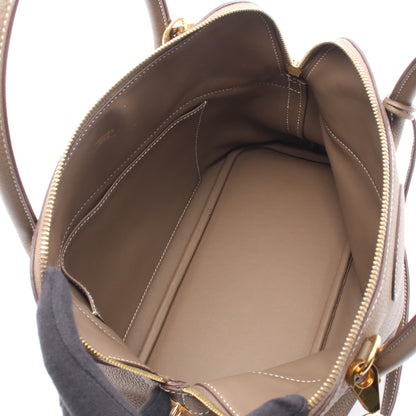 ボリード31 ハンドバッグ トリヨンクレマンス グレーブラウン ゴールド金具 2WAY D刻印 エルメス バッグ HERMES