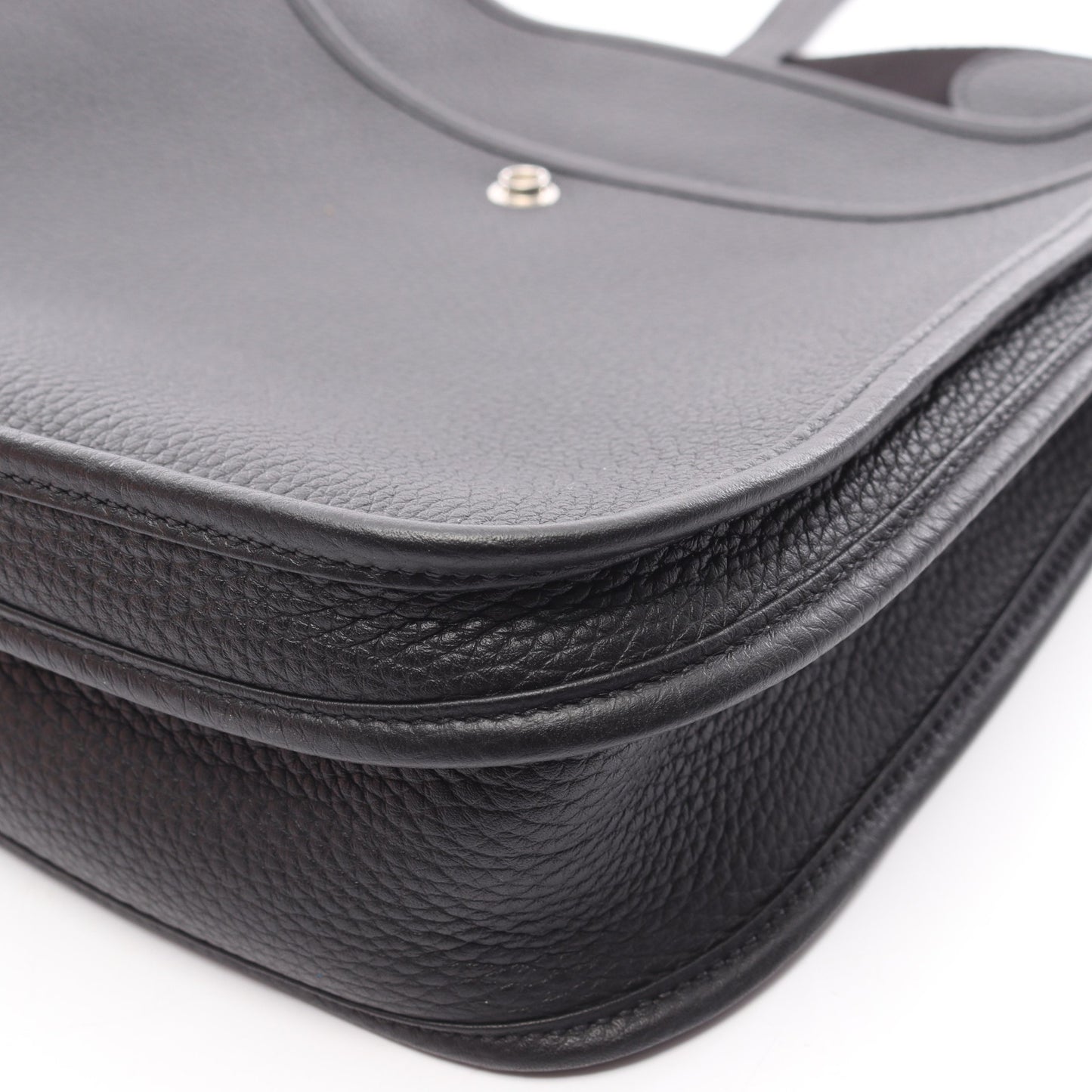 エヴリン 3 トロワ PM ショルダーバッグ トリヨンクレマンス ブラック シルバー金具 W刻印 エルメス バッグ HERMES