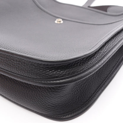 エヴリン 3 トロワ PM ショルダーバッグ トリヨンクレマンス ブラック シルバー金具 W刻印 エルメス バッグ HERMES