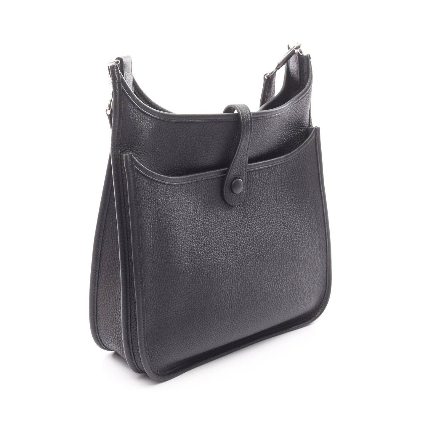 エヴリン 3 トロワ PM ショルダーバッグ トリヨンクレマンス ブラック シルバー金具 W刻印 エルメス バッグ HERMES
