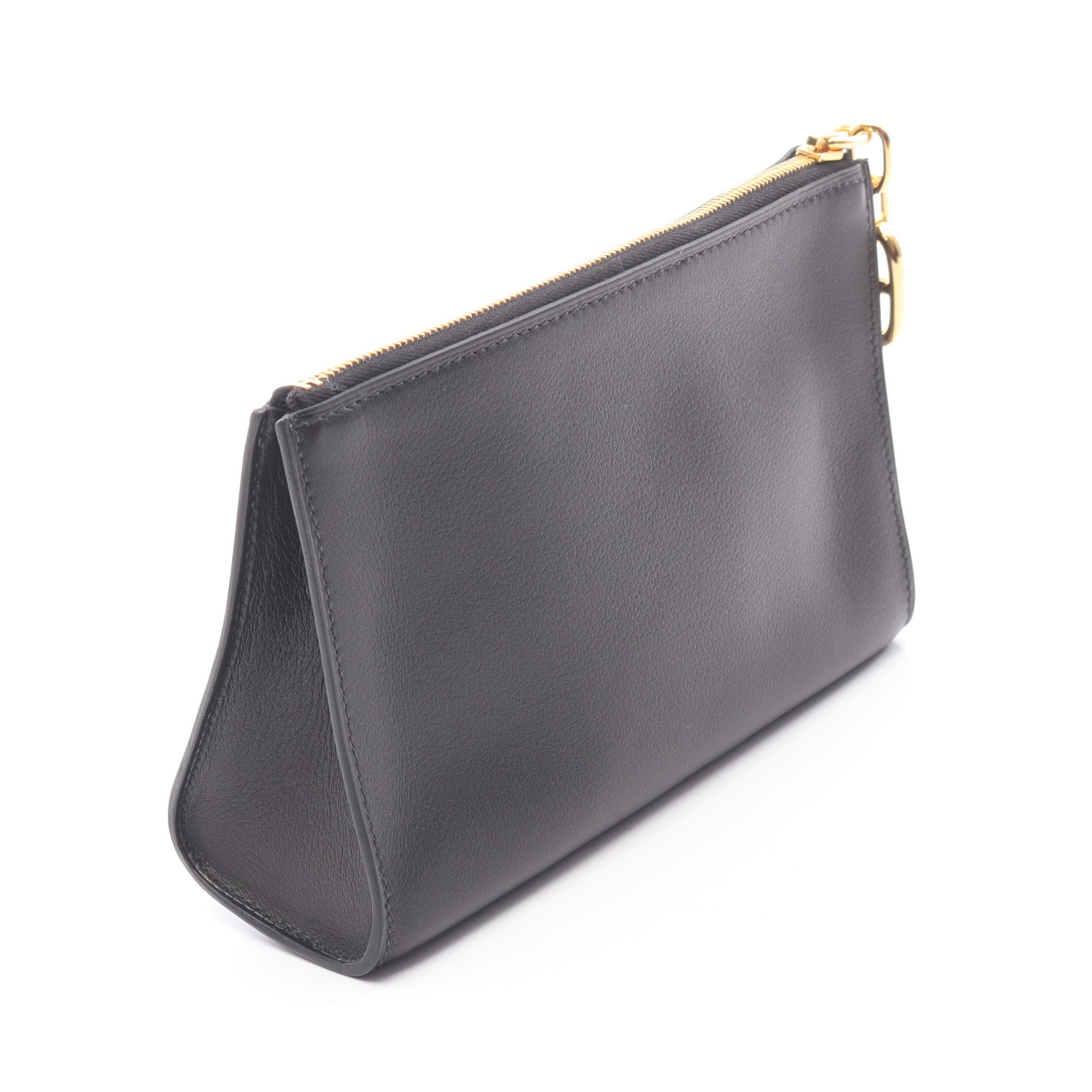 ジップアンゴーPM シェーヌダンクル ポーチ エバーカラー ブラック