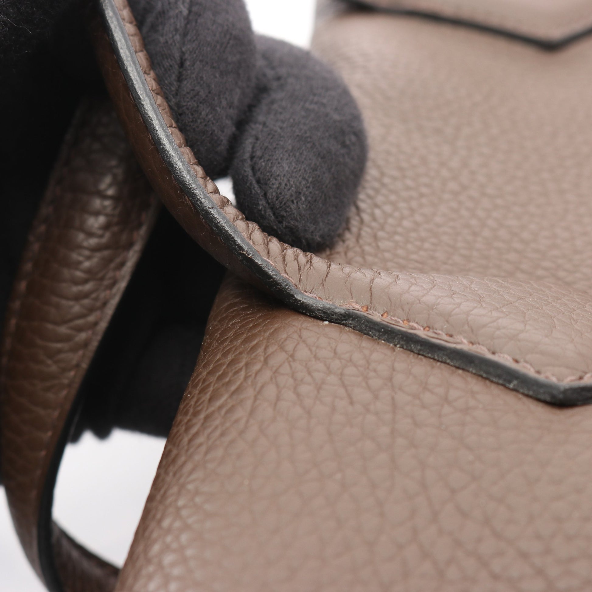 ヴィクトリア40 モカ ハンドバッグ ミニボストンバッグ トリヨンクレマンス ダークブラウン シルバー金具 □R刻印 エルメス バッグ HERMES