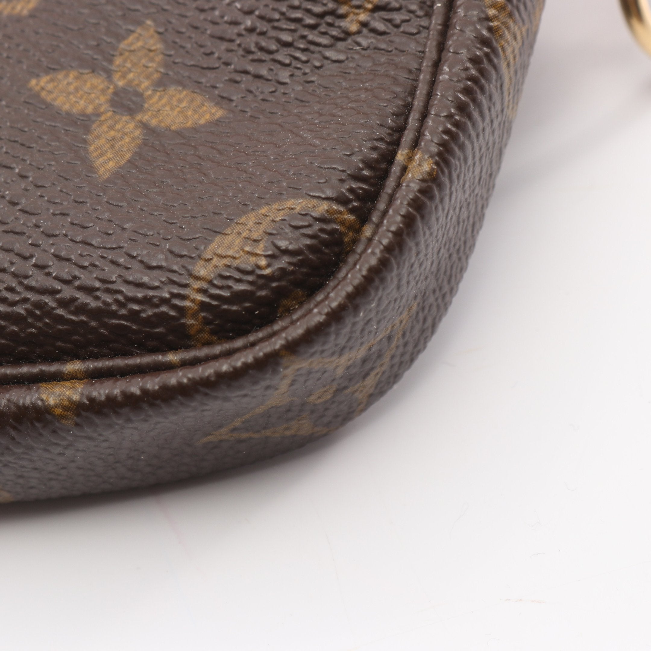 モノグラム ポーチ PVC レザー ブラウン バケットPM用 ルイヴィトン