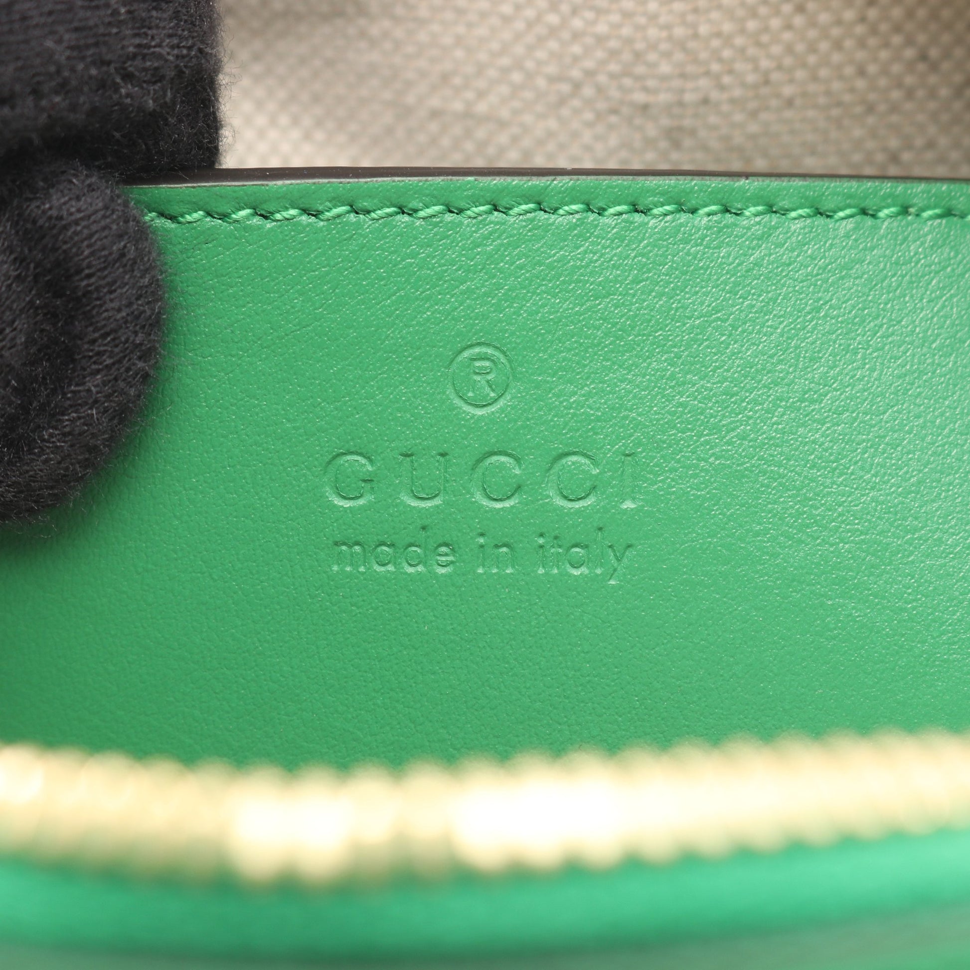 GGマトラッセ ハンドバッグ レザー グリーン 2WAY グッチ バッグ GUCCI