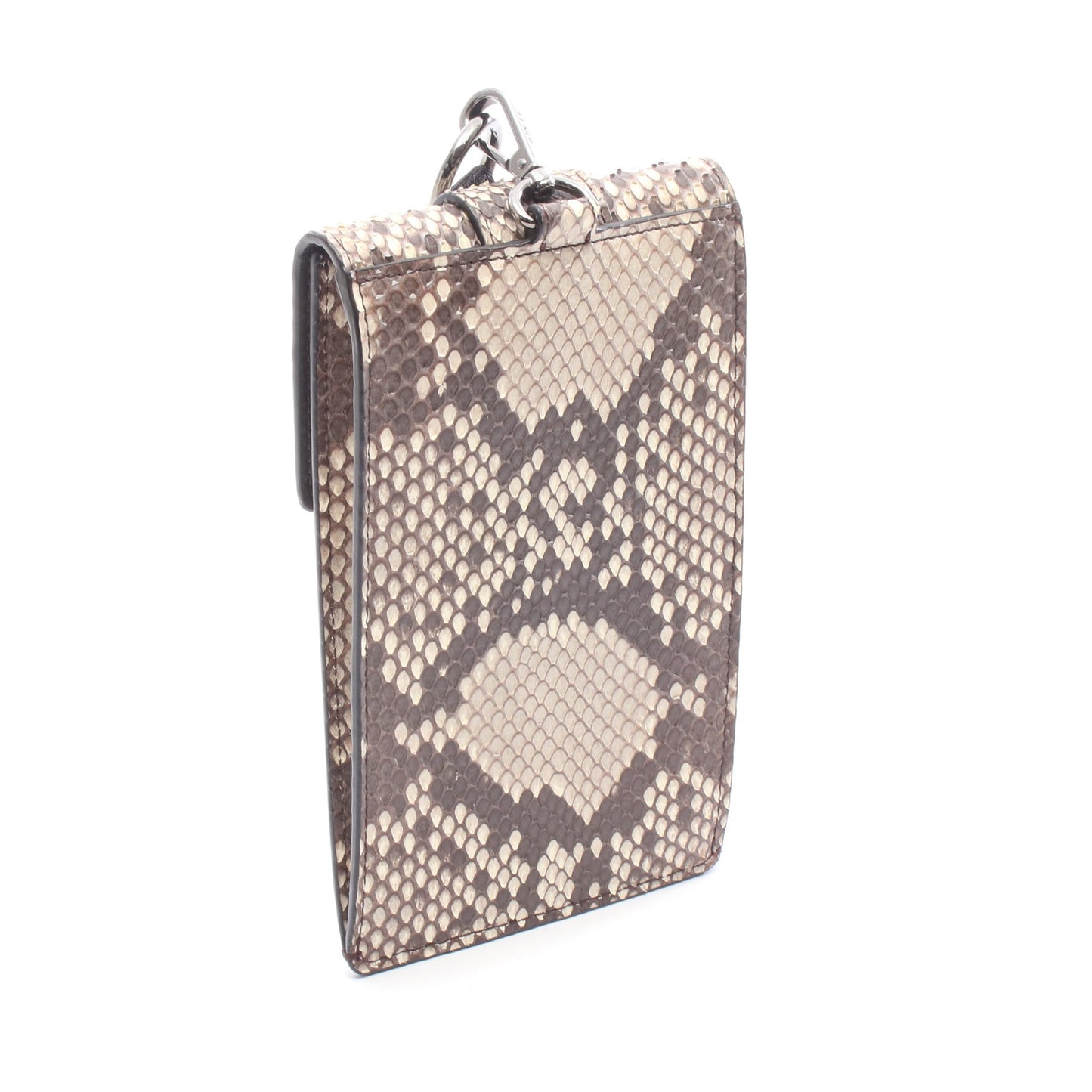 フォンホルダー ショルダーバッグ パイソン グレーブラウン グレーベージュ フェンディ バッグ FENDI