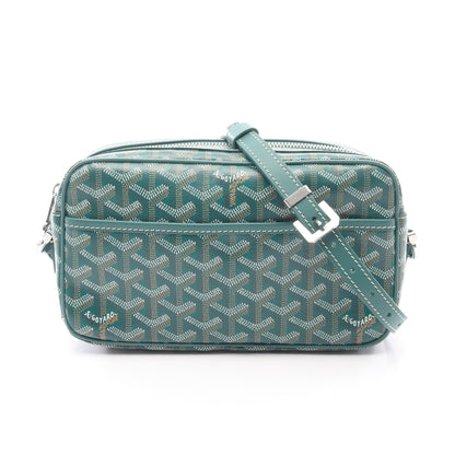 カップヴェールPM ショルダーバッグ コーティングキャンバス レザー グリーン マルチカラー ゴヤール バッグ GOYARD