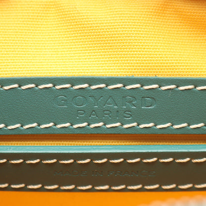 カップヴェールPM ショルダーバッグ コーティングキャンバス レザー グリーン マルチカラー ゴヤール バッグ GOYARD