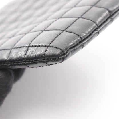 Coin＆Card Pouch Cチャーム カードケース コインケース レザー ブラック セリーヌ 財布・小物 CELINE