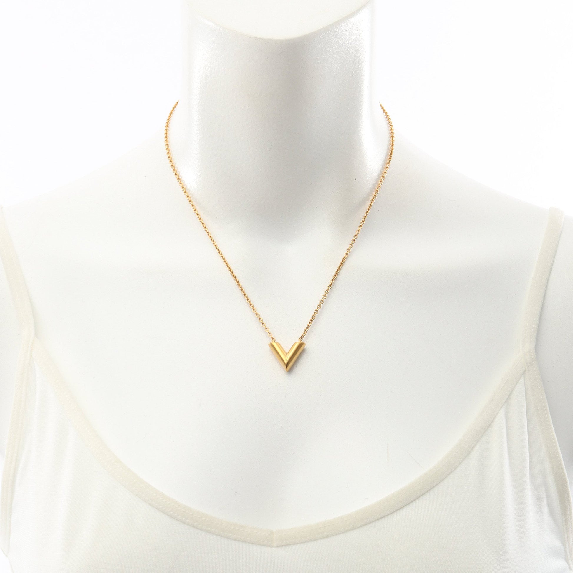 エセンシャルV ネックレス GP ゴールド ルイヴィトン アクセサリー LOUIS VUITTON