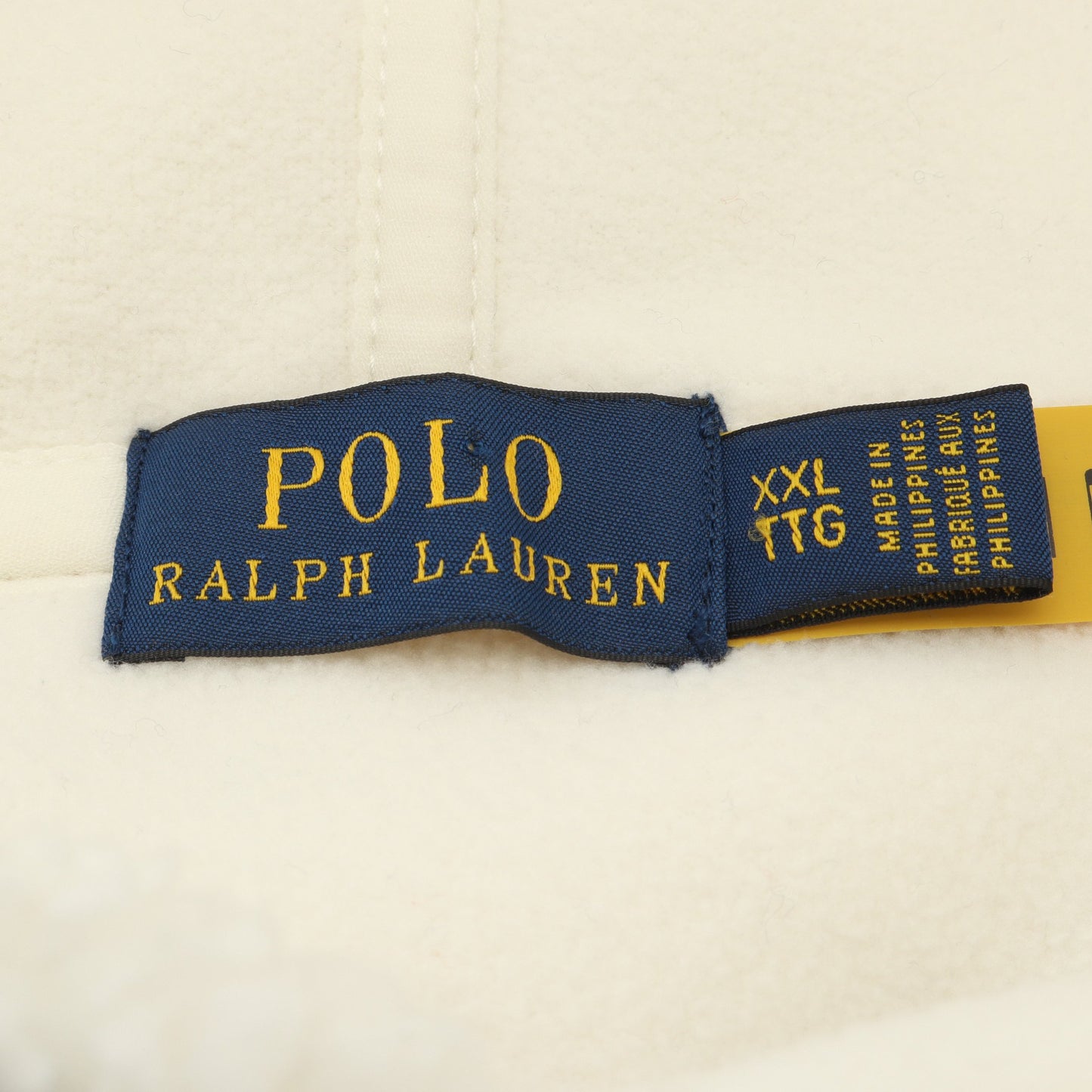 プルオーバーパーカー ボア 刺繍 ホワイト ポロラルフローレン トップス Polo Ralph Lauren