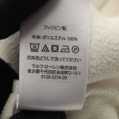 プルオーバーパーカー ボア 刺繍 ホワイト ポロラルフローレン トップス Polo Ralph Lauren