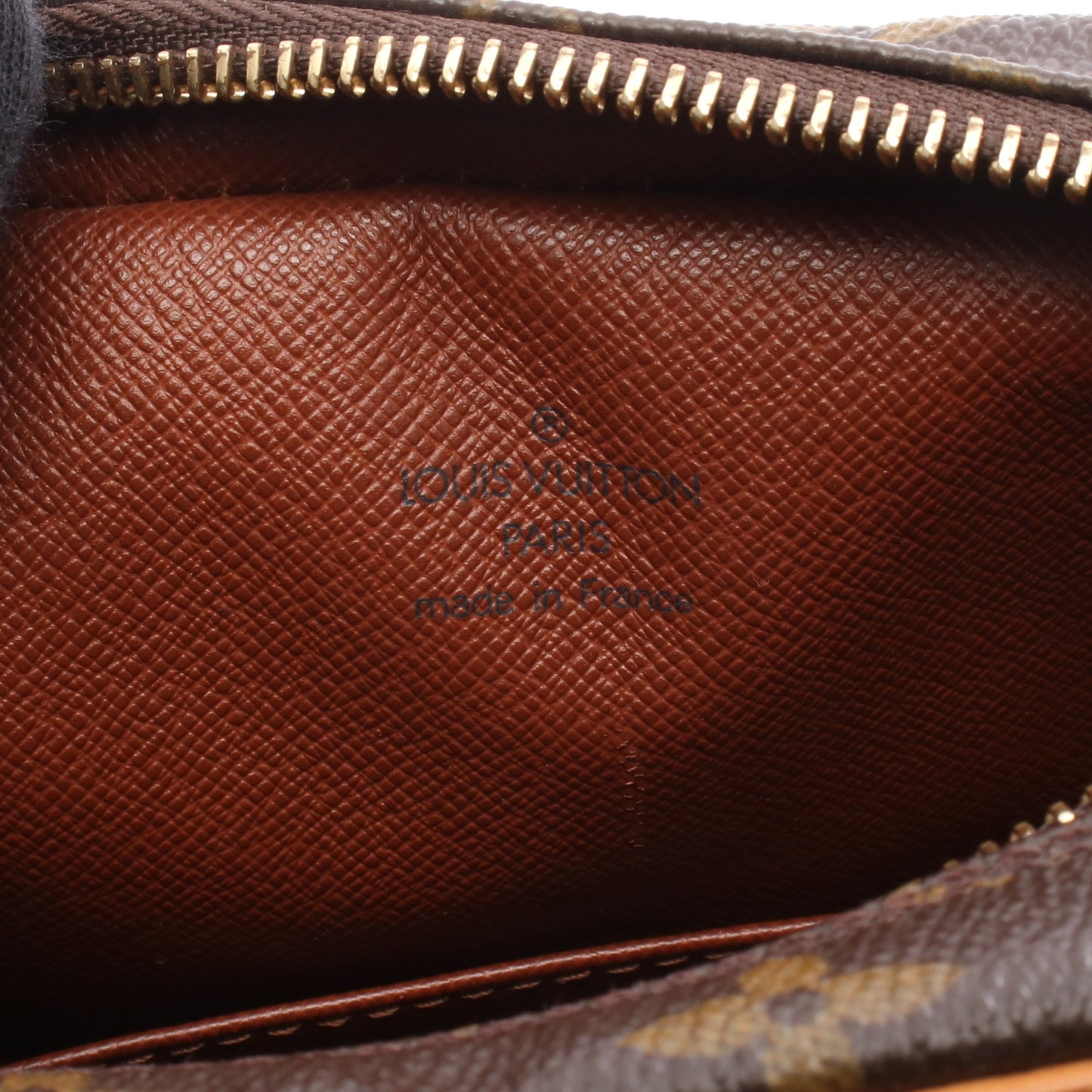 アマゾン モノグラム ショルダーバッグ PVC レザー ブラウン ルイヴィトン バッグ LOUIS VUITTON